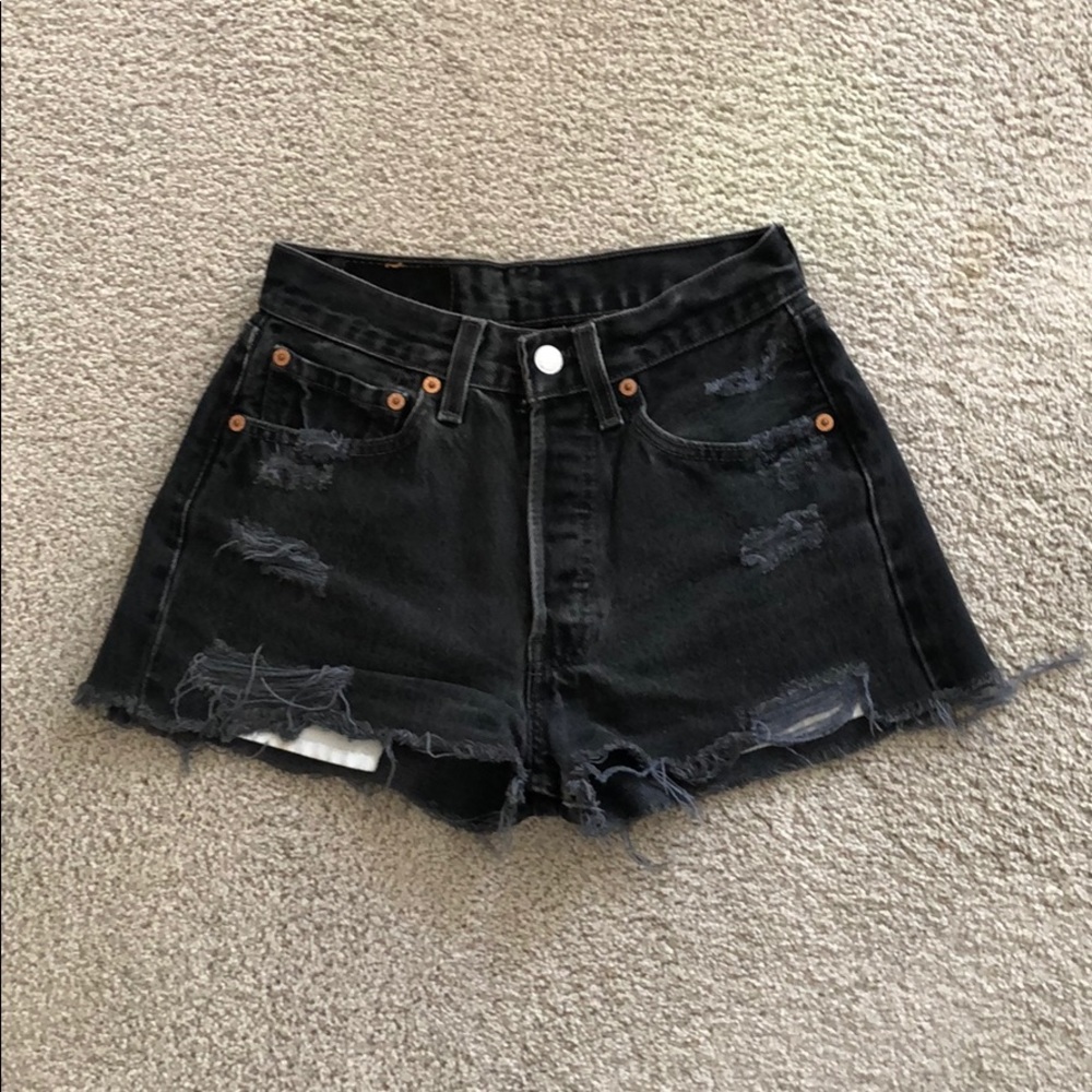 Levi denim cutoffs
